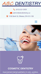 Mobile Screenshot of abcdentistry.ca